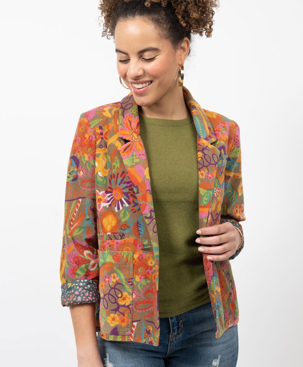 Ivy Jane Corduroy Print Jacket | emBellish